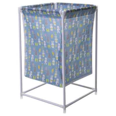 Fabric Laundry Basket Storage Basket for Dirty Clothes Basket Waterproof Blue Frame for Toys Household Laundry Baskets Barrels