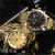 Wish Hot Sale Men's Fashion Watch Roman Scale Large Dial Calendar Alloy Steel Belt Quartz Watch Men