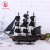 50cm Pirate Ship Decoration Ship Model Mediterranean Style Decorations Black Sailboat Model Wholesale