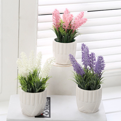 2019 Simulation Plant Artificial Flower Indoor Photography Decoration Mini Flower Decoration Foreign Trade Valentine's Day Gift Customization