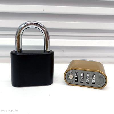 Top security 4 digits gym / door combination padlock