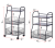 Multi-Functional Multi-Layer Storage Rack Kitchen Supplies Storage Rack Living Room Trolley Kitchen Microwave Oven Rack