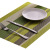 European-Style Odorless Environmentally Friendly Fresh PVC Waterproof Insulation Placemat Table Mat Coaster Table Mat