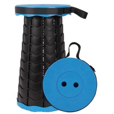 Plastic Fishing Stool Queuing Artifact Collapsible Stool Outdoor Portable Foot Rest Shrink Maza Adjustable Fishing Chair