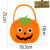 Halloween Candy Bag Children's Portable Pumpkin Bag Candy Bag Kindergarten Handmade DIY Material Bag Sugar Bag