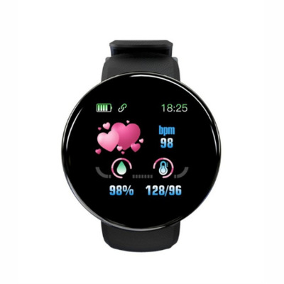 Color Screen Smart Bracelet Caller Information Step Counting Waterproof Push Health Heart Rate Blood Pressure Detection.