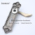 Customized European-Style Zinc Alloy Wooden Door Handle Lock Set Key Lock
