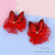 Cartoon Fox Ear Hair Accessories Student Children's Yarn Layered Barrettes Temperament Small Side Clip Hairpin