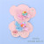 Cute Bear Barrettes Transparent Quicksand Sequined Hairpin Girl Side Clip Children Baby Hair Accessories Girl Clip