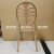 Foreign Trade Wedding Banquet Chair Outdoor Wedding Banquet Plastic Folding Chair European Pp Integrated Bamboo Chair