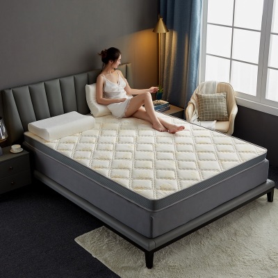 Three-Dimensional Latex Memory Cotton Mattress Latex Memory Foam-Fugui White Student Dormitory Mattress