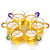 Factory Wholesale Borosilicate Glass Teacup Transparent Kung Fu Tea Cup Glass Tea Tasting Cup Small Handle Cup with Handle