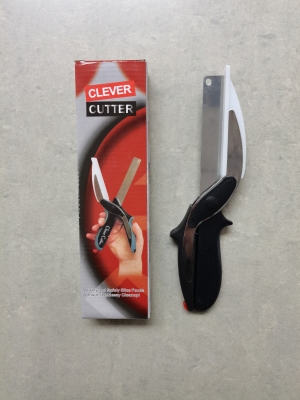 Multifunctional Smart Scissors Knife Vegetable Feeding Aid Scissors Stainless Steel Food Scissors 2-in-1 Smart Scissors