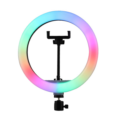 10-Inch RGB Colorful Fill Light Internet Celebrity Beauty Live Ring Aperture 26cm Selfie Video Fill Light