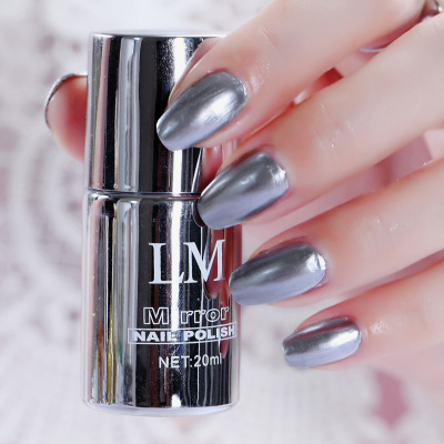 Lm2017 New Silver Mirror Metallic Stainless Steel Nail Polish OEM Factory Direct Sales Hot Sale