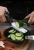 Multifunctional Smart Scissors Knife Vegetable Feeding Aid Scissors Stainless Steel Food Scissors 2-in-1 Smart Scissors