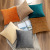 M001 Plain Velvet Crimp Pillow Covers Couch Pillow Bedside Cushion Office Back Cushion Waist Pillow