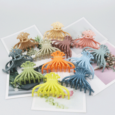 Japanese and Korean Hot Barrettes Large Size 10.5 Hair Claw Adult Chrysanthemum Claw Clip Ponytail Clip Barrettes Hair Clip