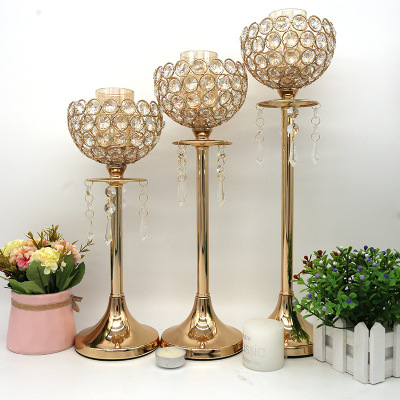 Household Light Luxury Artistic Decoration Fashion Metal Candlestick Home Decoration Candle Holder