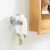 Cat's Paw Hair Dryer Rack Bathroom Wall-Mounted Storage Rack Washstand Plug Hook Storage Rack Punch-Free
