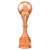 Customized Football Trophy Shooter Trophy New Golden Player Football Trophy Resin Crafts