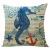 Cross-Border New Marine Series Linen Pillowcase Mermaid Digital Printing Cushion Cover 2020 Hot Sale Home