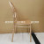 Ningbo Foreign Trade Outdoor Golden Folding Chair Restaurant Plastic Bamboo Chair Wedding Pp Integrated Banquet Chair