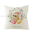 Watercolor Rabbit Egg Series Easter Pillowcase Nordic Office Sofas Linen Cushion Cover Cross-Border Hot Sale