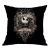 Cross-Border Hot Sale 2020 Linen New Halloween Pillowcase Skull Witch Series Printing Throw Pillowcase Wholesale