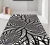 Nordic Fresh 3D Printing Door Mat Leaves Pattern Design Living Room Bedroom Carpet