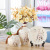 Creative Ceramic Three-Piece Set Vase Decorative Ornament Flower Arrangement European Style Living Room Decoration Vase Ornaments Vase Decoration