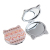 Iron Frame Kitten Shape Mirror Leather PU Double-Sided Makeup Mirror Cute Shape Mirror