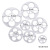 7PCs Rose Petals Cutter Embossing Mold DIY Fondant Cake Decoration Tool Biscuit Impression