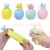 Factory Direct Sales Decompression Stress Relief Toy Slow Rebound Luminous Pineapple Flour Vent Ball Squeezing Toy Cotton Ball
