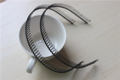 Iron Vent Comb Fork Headband Broken Hair Band Bangs Hair Patch Simple Black Iron Head Buckle