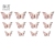 Children's Room Decoration Stickers for DIY Matching Wall Stickers 3D Hollow Butterfly Wall Stickers Wall Home Decoration