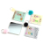 Rectangular Single-Sided Biscuit Ad Mirror Cartoon Glitter Powder Quicksand Portable Make-up Mirror Key Chain Cosmetic Mirror