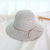 New Spring Lace Hollow out Bucket Hat Korean Soft Breathable Beach Hat Ladies All-Match Wide Brim Hat