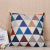 INS Modern & Minimalism Pillowcase Home Fabric Plaid Pillowcase Linen Fiber Sofa Cushion Cover Wholesale