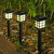 Outdoor Rainproof Solar LED Lawn Lamp Small House Lamp Mini Solar Light Small Palace Lamp Garden Lamp