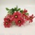 Factory Direct Sales Simulation Plastic Flower 6 Fork 12 Head Little Emerald Outdoor Decoration Shooting Props Engineering Flower