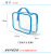 Cosmetic Bag Factory Custom Storage Bag Transparent PVC Organize and Storage Wash Bag Pattern Logo Printing