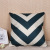 INS Modern & Minimalism Pillowcase Home Fabric Plaid Pillowcase Linen Fiber Sofa Cushion Cover Wholesale