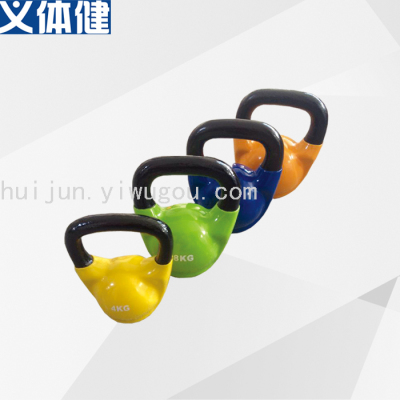 Plastic Dipping Kettle-Bell Men's and Women's Fitness Rubber-Coated Kettlebell Pelican Dumbbell Competition Kettle-Bell