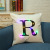 Creative LED Colored Light Letter Pillowcase Ins Internet Celebrity Flannel Sofa Cushion Cover Home Fabric Craft Pillow Customization