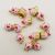 Electroplated Jewelry Pink DIY Barrettes Ear Studs Alloy Material Ice Cream Small Heart