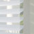 Customized Soft Gauze Curtain Shangri-La Dislocation Shading Translucent Adjustable Horizontal Ventilation Breathable Window Roller Shutter