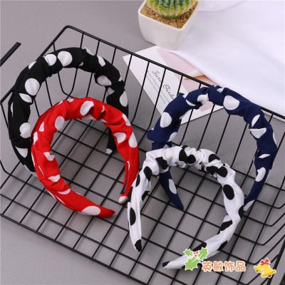 Student Cute Headwear Thickened All-Matching Headband Female Face Wash Makeup Facial Mask Hair Band Hairpin