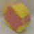 Dual-Color Patchwork round Simple Creative Bath Bath Rub Bath Washing Multifunctional Cleaning Sponge Block Bath Sponge