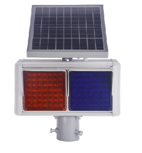 Solar Strobe Warning Light